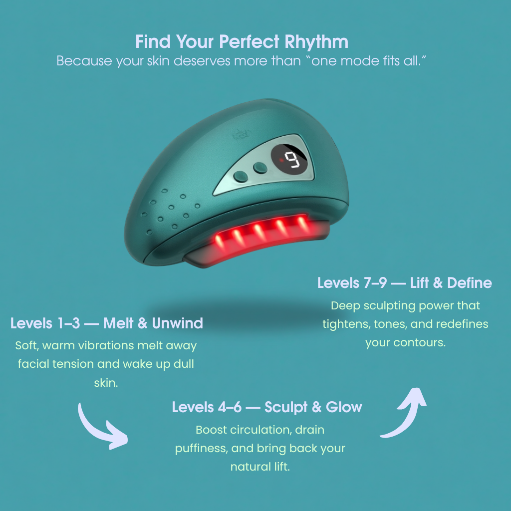 NueSphere Lift — Heated Gua Sha for Face & Neck Renewal