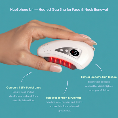NueSphere Lift — Heated Gua Sha for Face & Neck Renewal